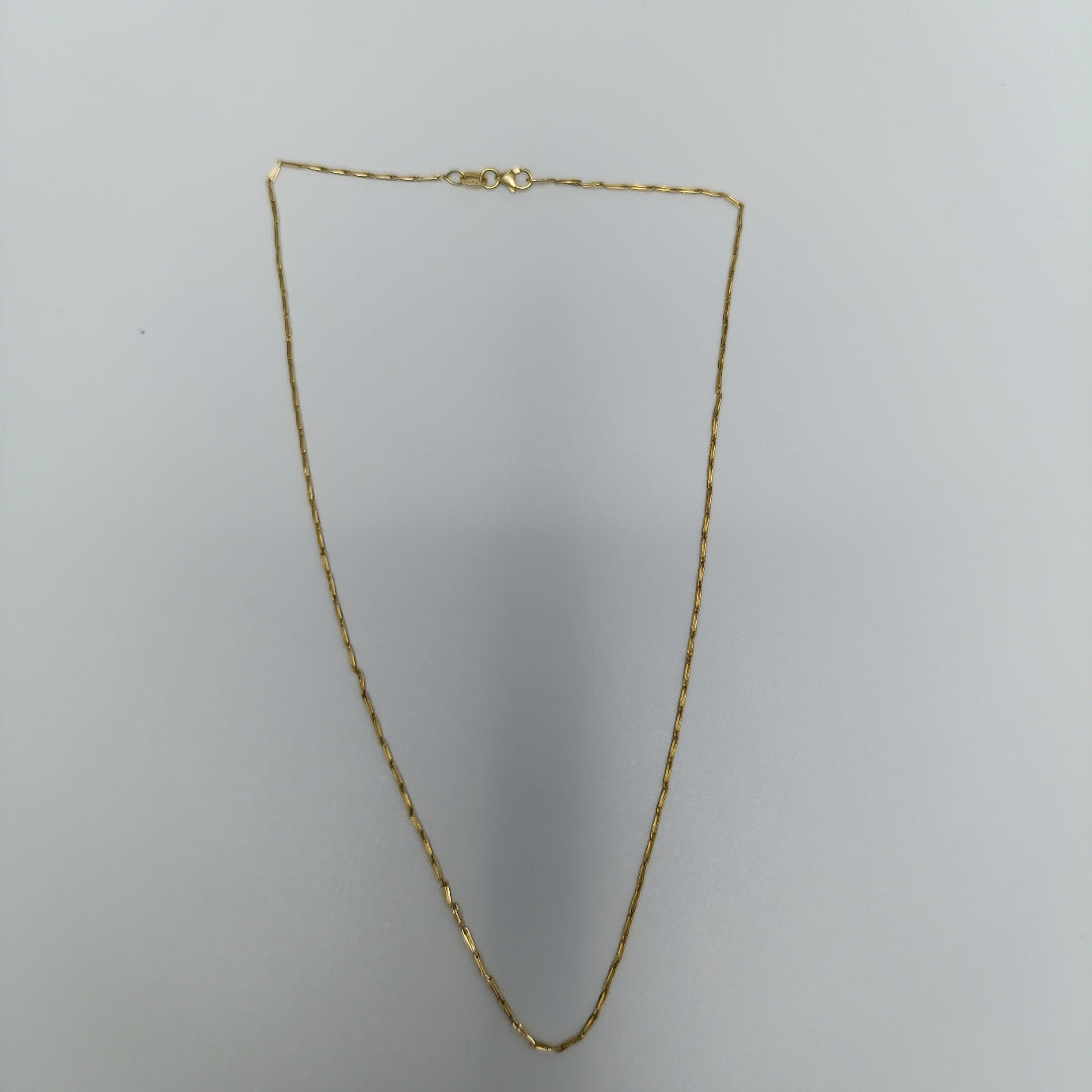 K1 2,70 GRMS 14 K ESPECIFICACIONES COMPLEMENTARIAS CADENA HECHURA ESPECIAL 14 K (SEMINUEVO)