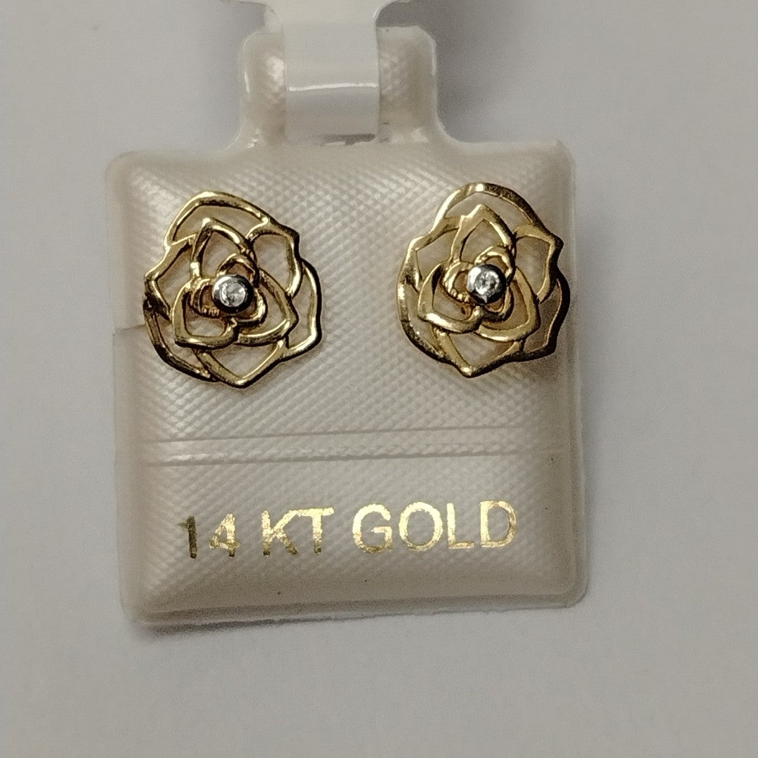 BROQUELES ORO 14K 1.5 (NUEVO)