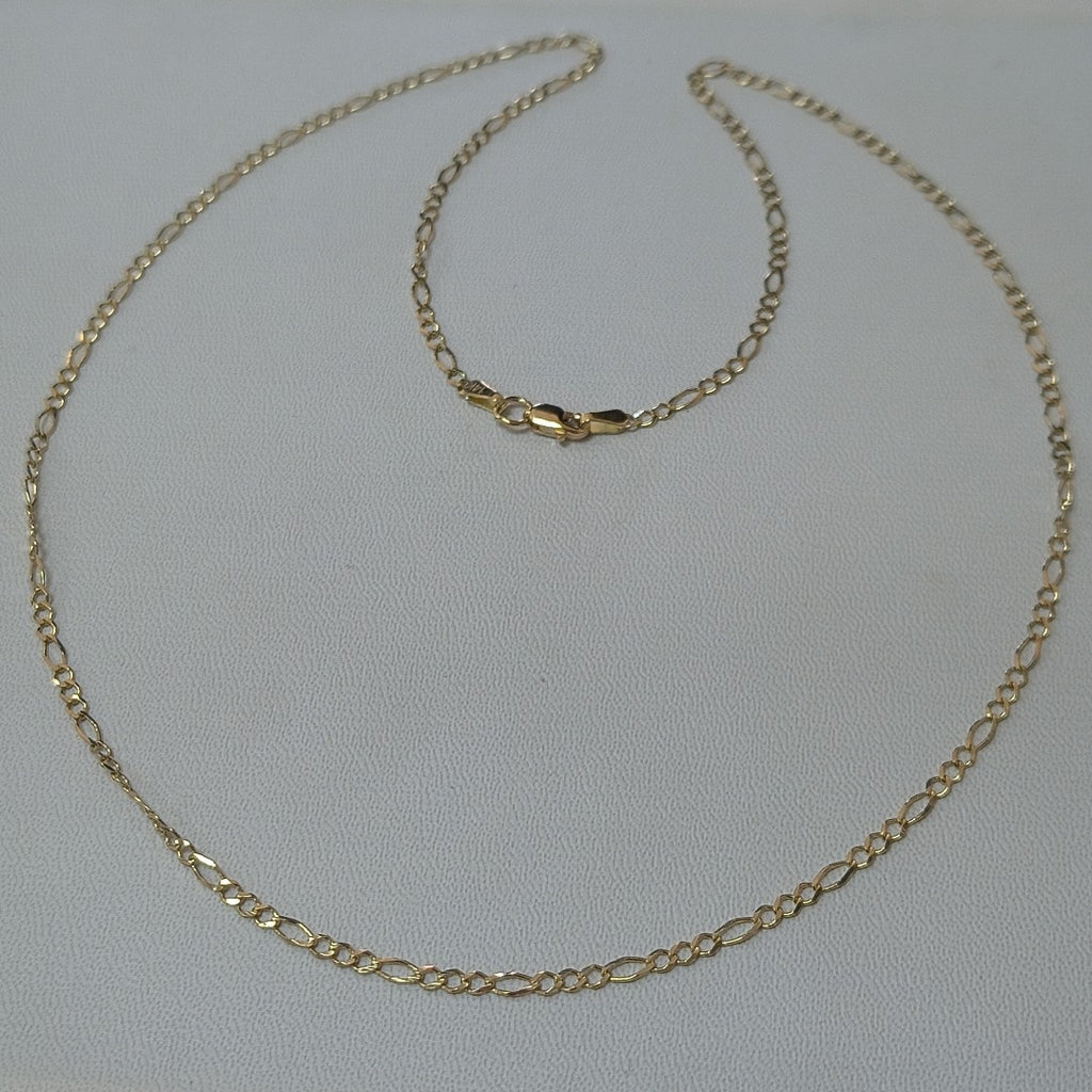 CADENA 3 X 1 3.81GR 55 CM 14K (NUEVO)