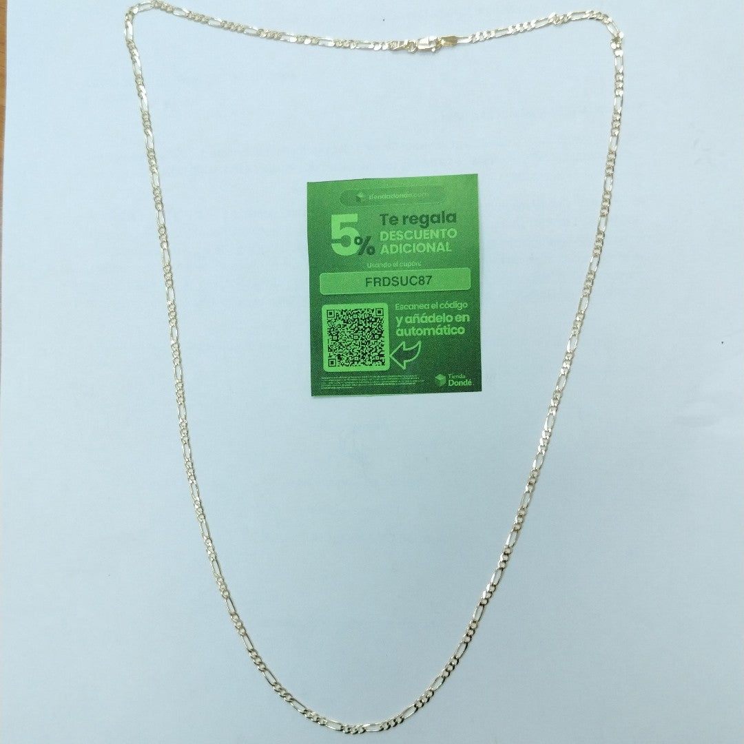 CADENA TEJIDO 3X1 5.6G 60 CM (NUEVO)