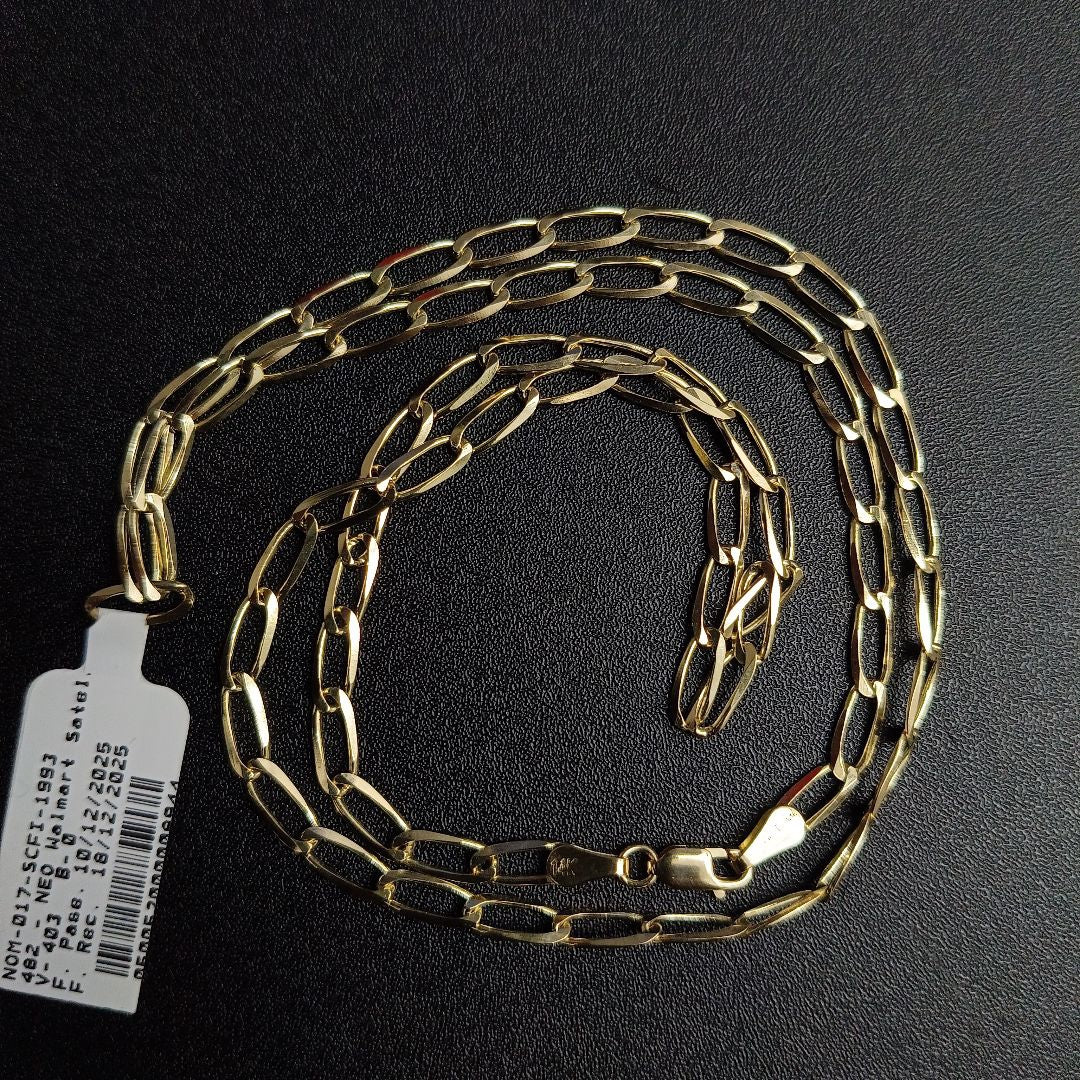 CADENA TEJIDO ESLABONES 12G 60 CM (NUEVO)