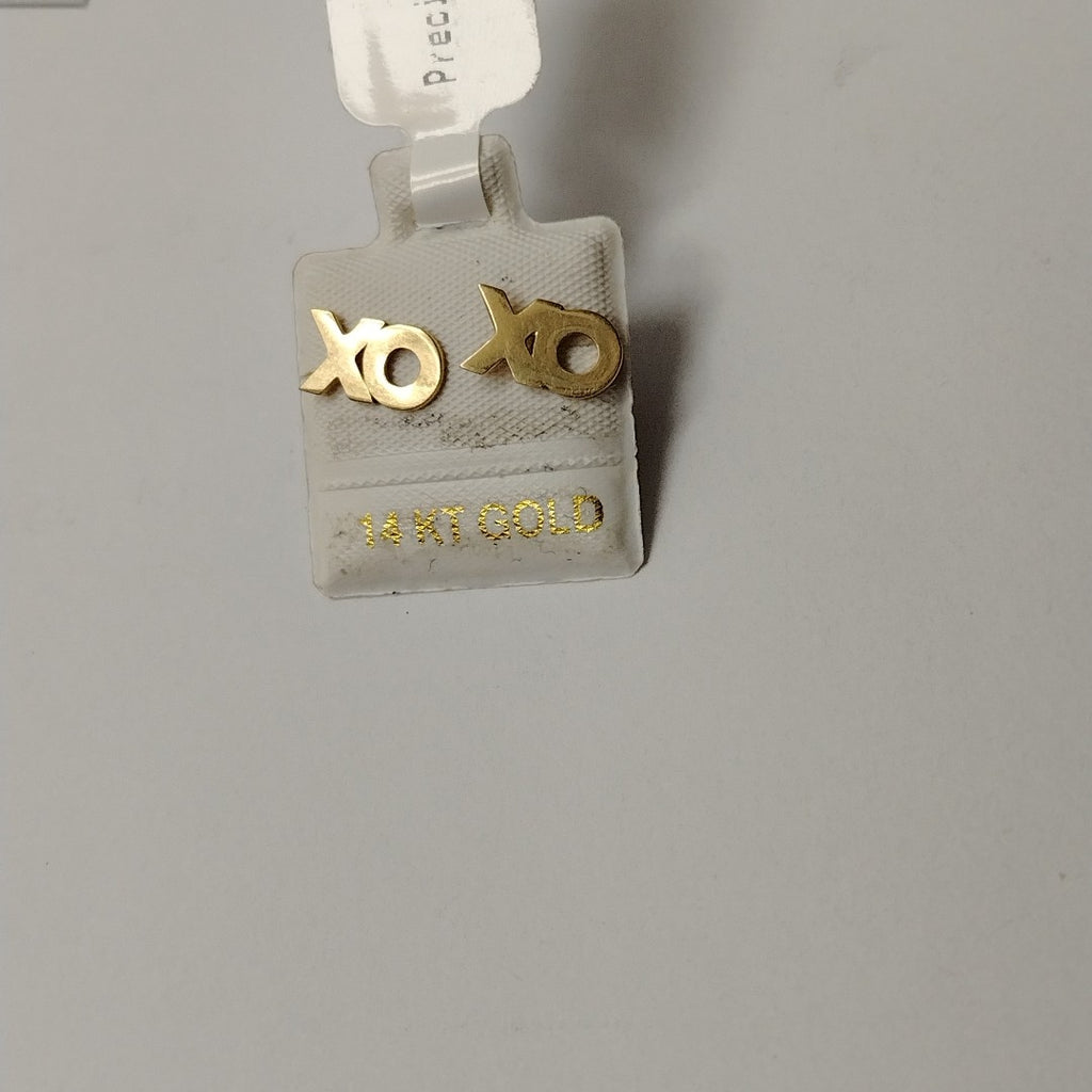 10341ARE20300B455 FRD25 ARETES ORO 14K 1.2GRS (NUEVO)