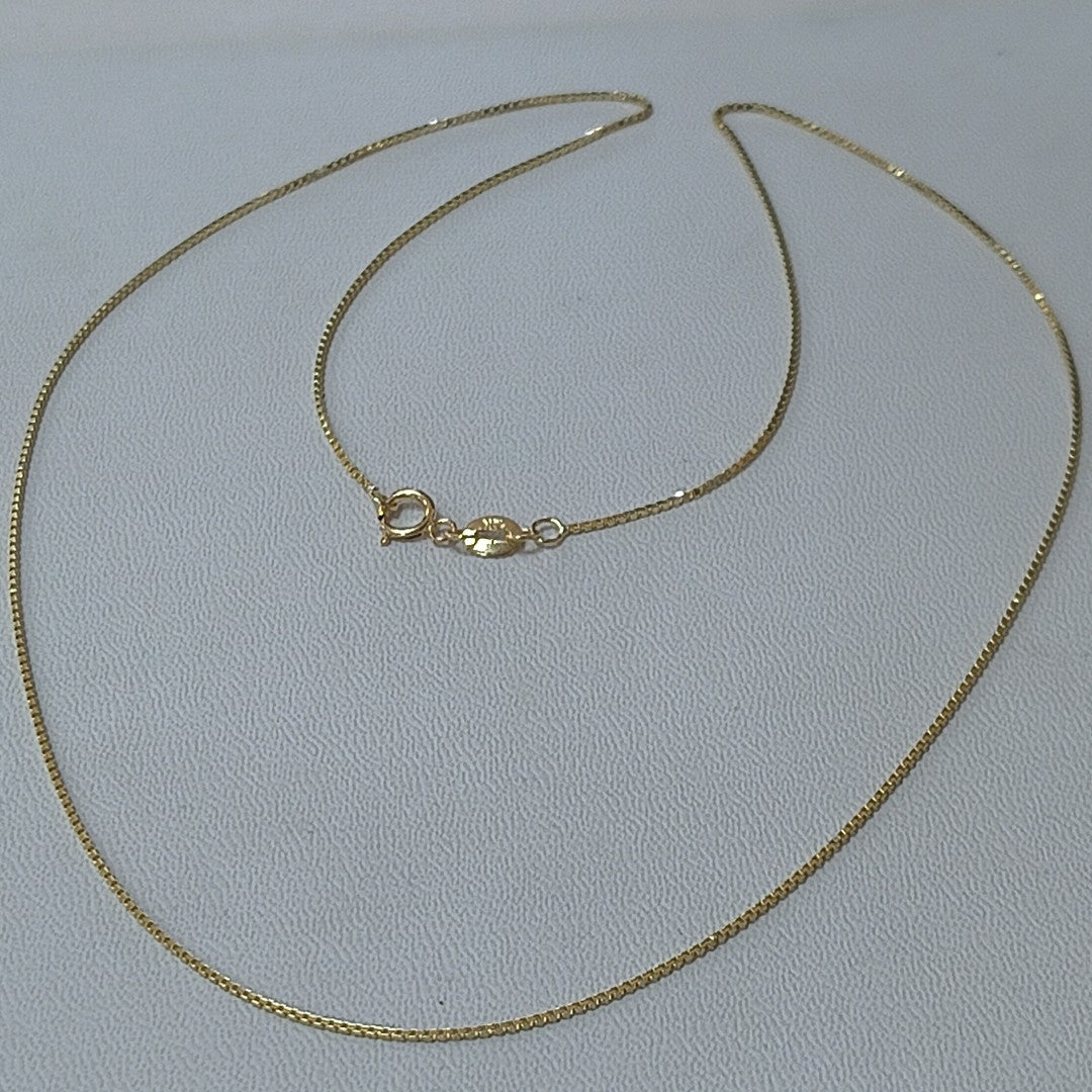 CADENA VENECIANA 2.1G 50 CM 14K (NUEVO)