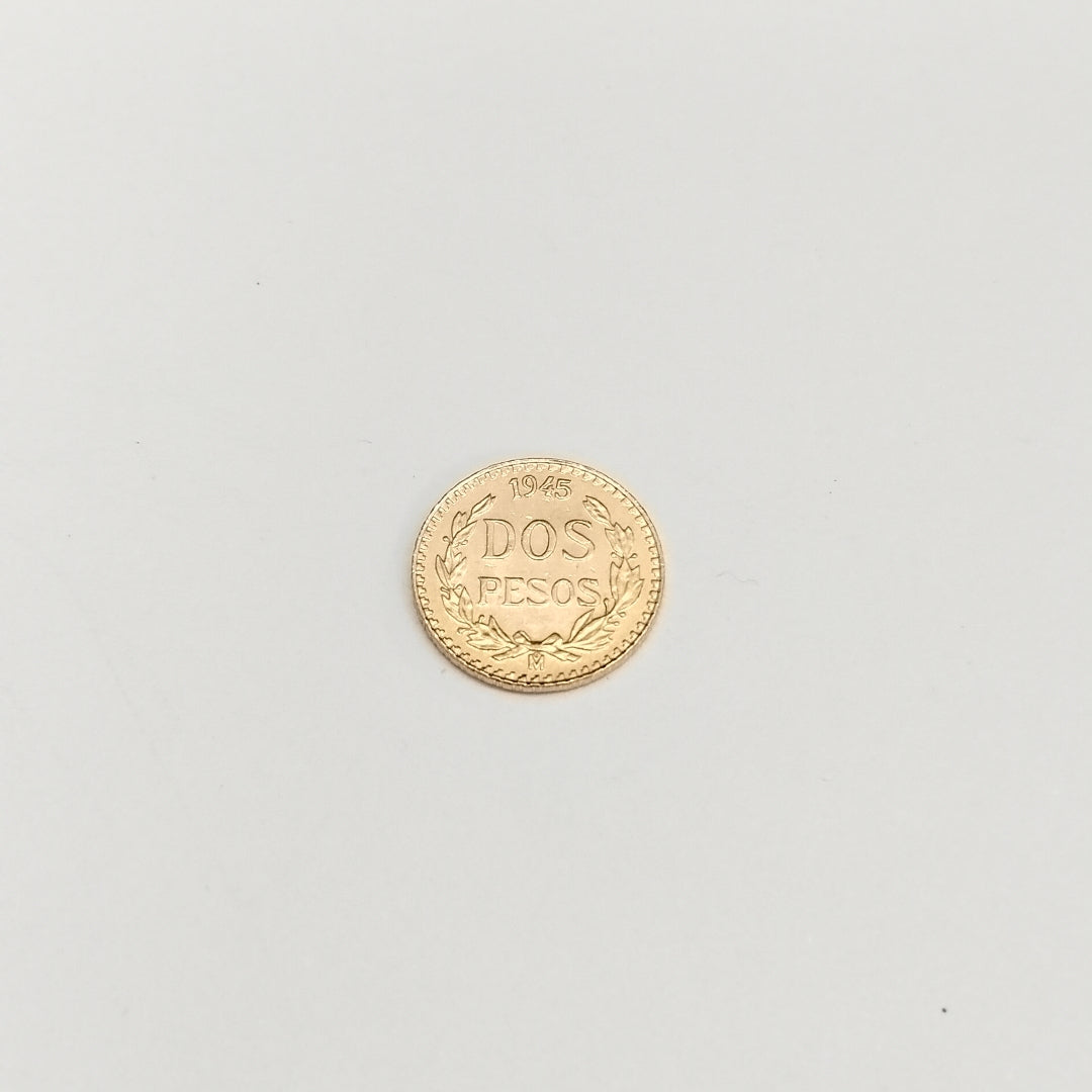 K1 1,60 GRMS 21 K ESPECIFICACIONES COMPLEMENTARIAS MONEDA DESMONETIZADA $2 PESOS (SEMINUEVO)