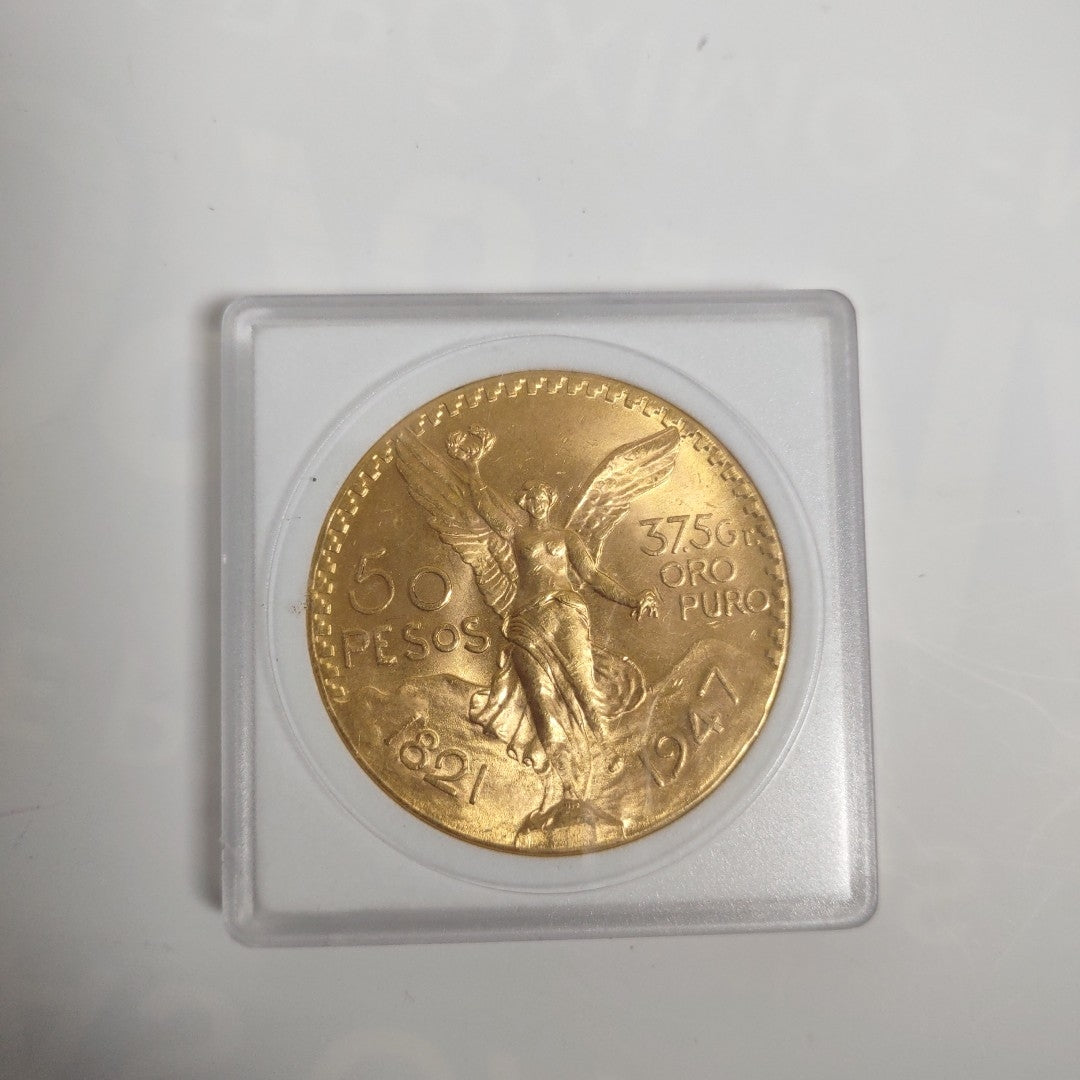 K1 41.6 GRMS 21 K IDENTIFICACIÓN MONEDA NOMINATIVA MONEDAS PESOS 50 PESO (SEMINUEVO)