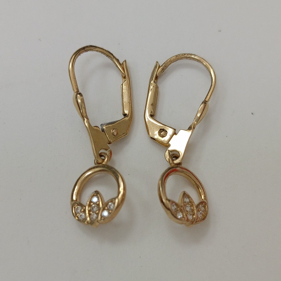BROQUELES ORO 14K 2 (NUEVO)