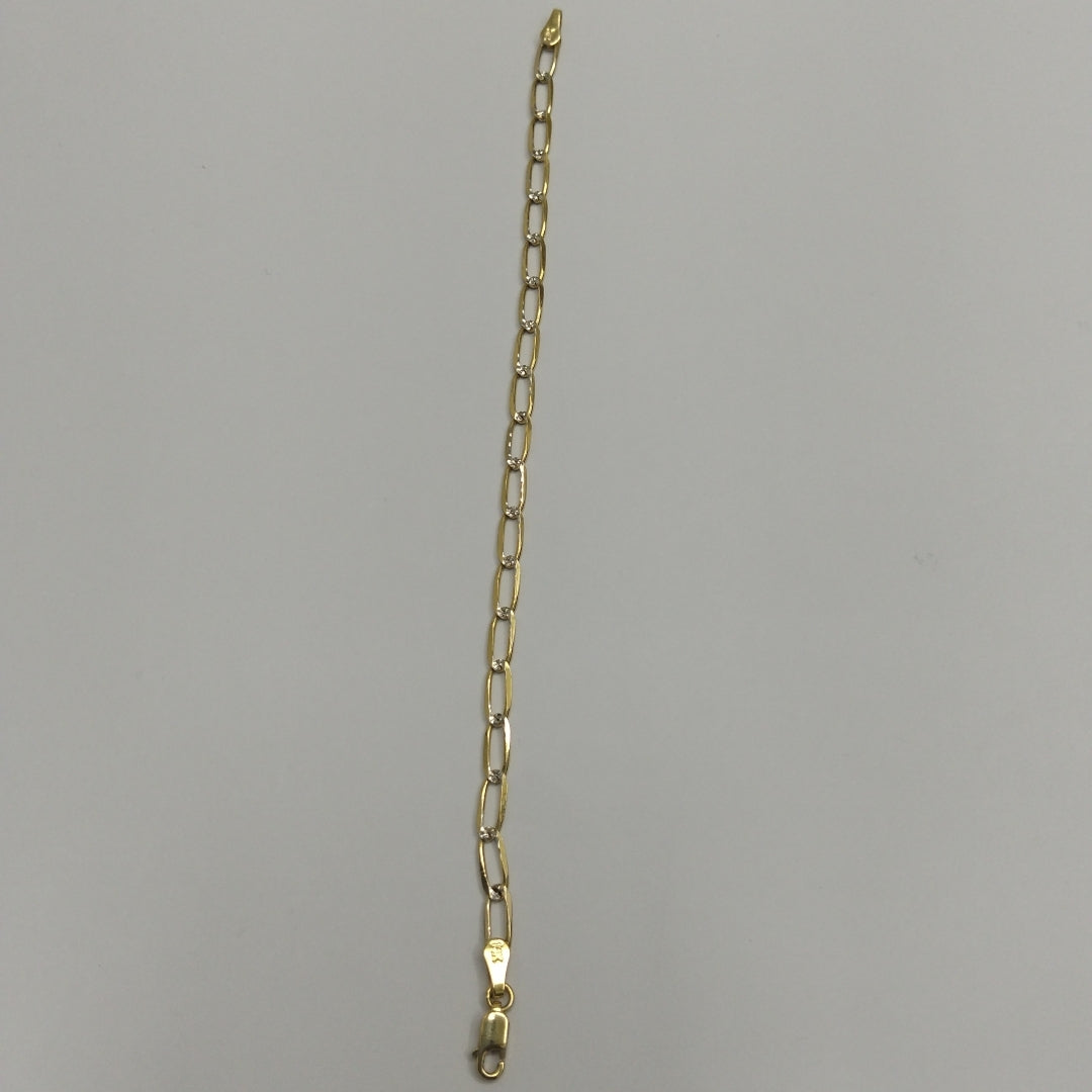 PULSERA TEJIDO ESLABONES 4G 18 CM (NUEVO)
