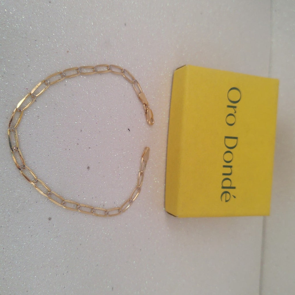 PULSERA TEJIDO ESLABONES 4.3G 21 CM (NUEVO)