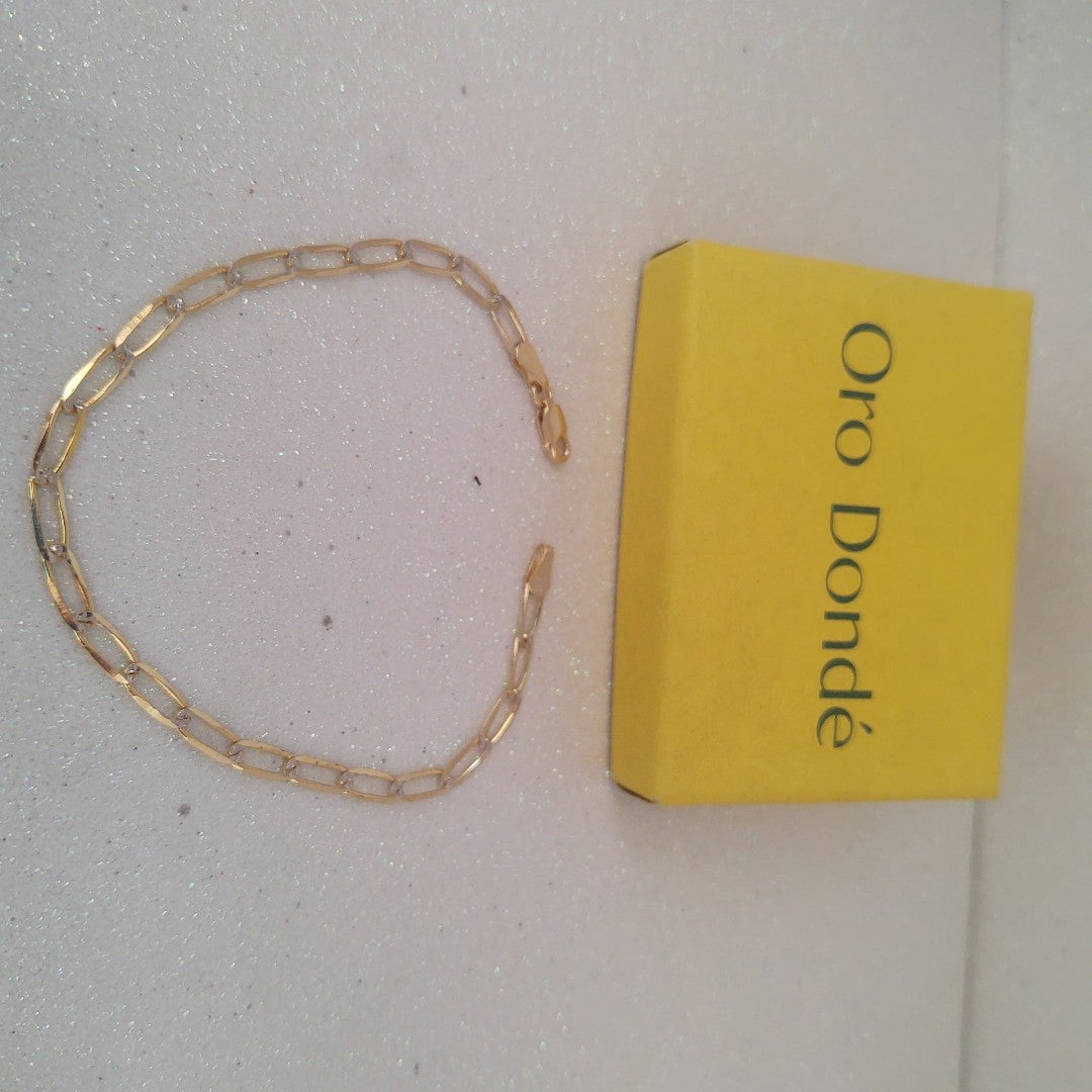 PULSERA TEJIDO ESLABONES 4.3G 21 CM (NUEVO)