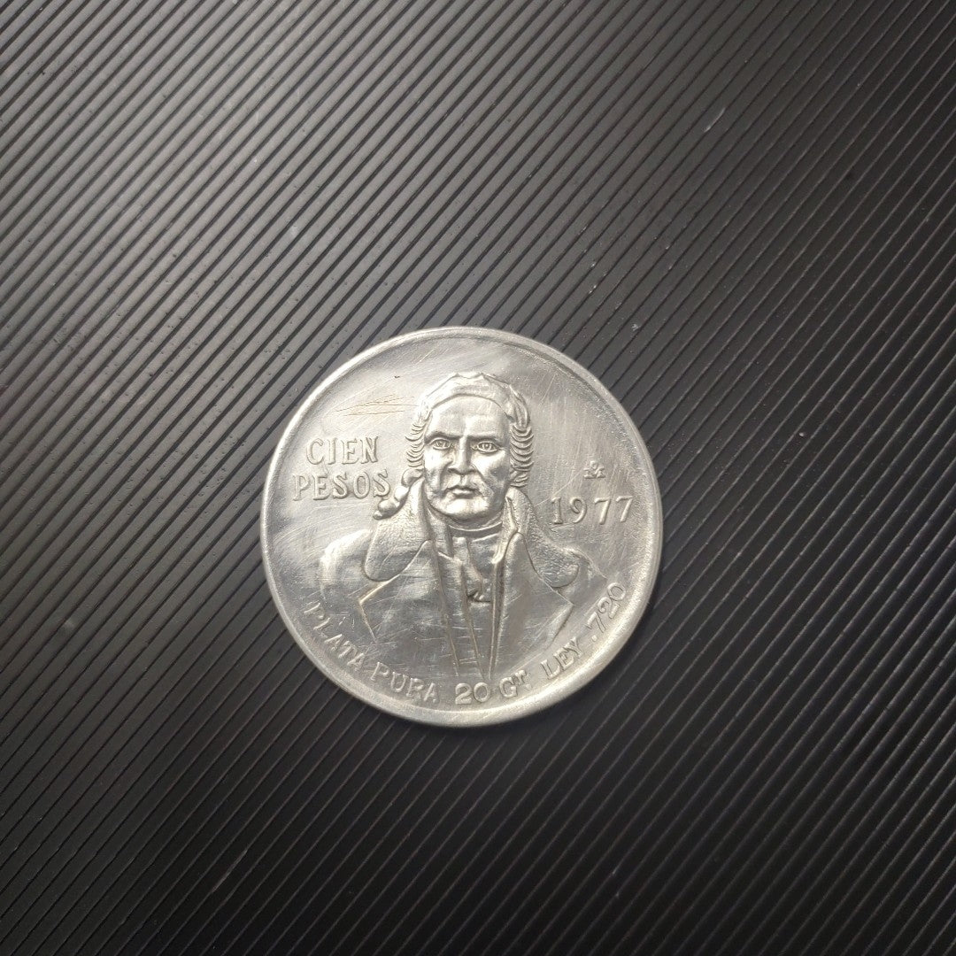 K1 27.7 GRMS PLATA .720 IDENTIFICACIÓN MONEDA NOMINATIVA MATERIALES PLATA (SEMINUEVO)