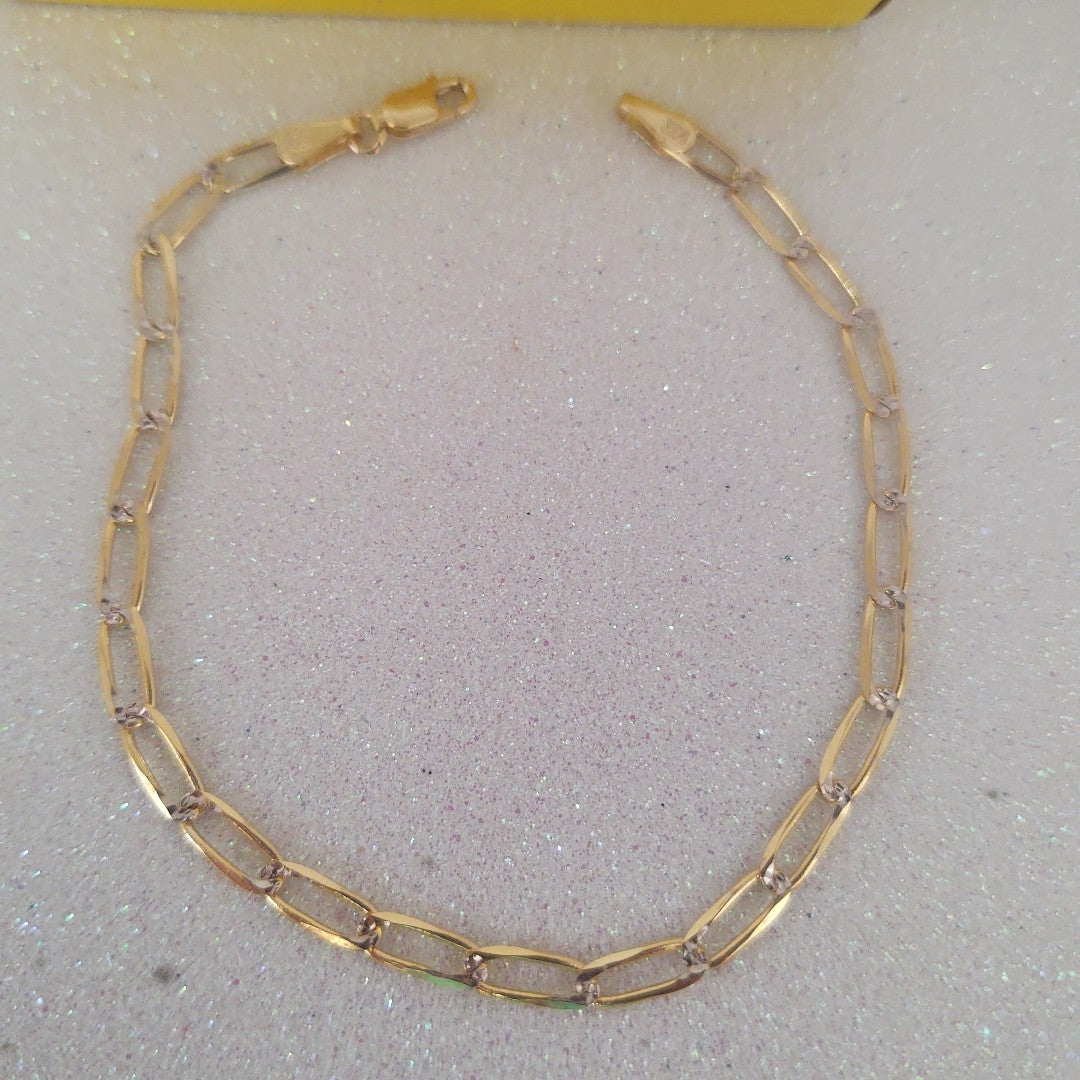 PULSERA TEJIDO ESLABONES 4.5G 21 CM (NUEVO)