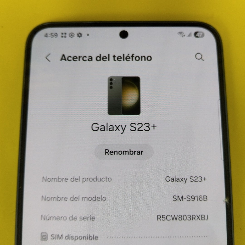 CELULAR SAMSUNG GALAXY S23+ SM-S916B 512 GB 8 GB RAM (SEMINUEVO)