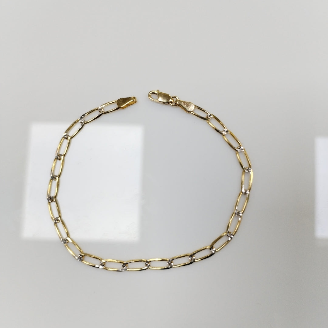 PULSERA TEJIDO ESLABONES 4.6G 21 CM (NUEVO)