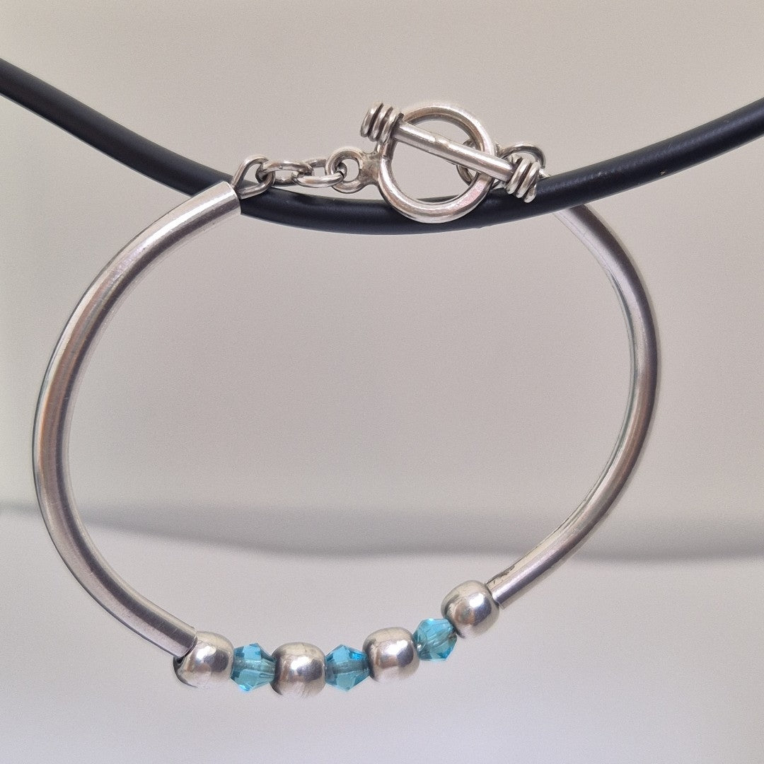 PULSERA RIGIDA PLATA 13.8 GRMS (SEMINUEVO)