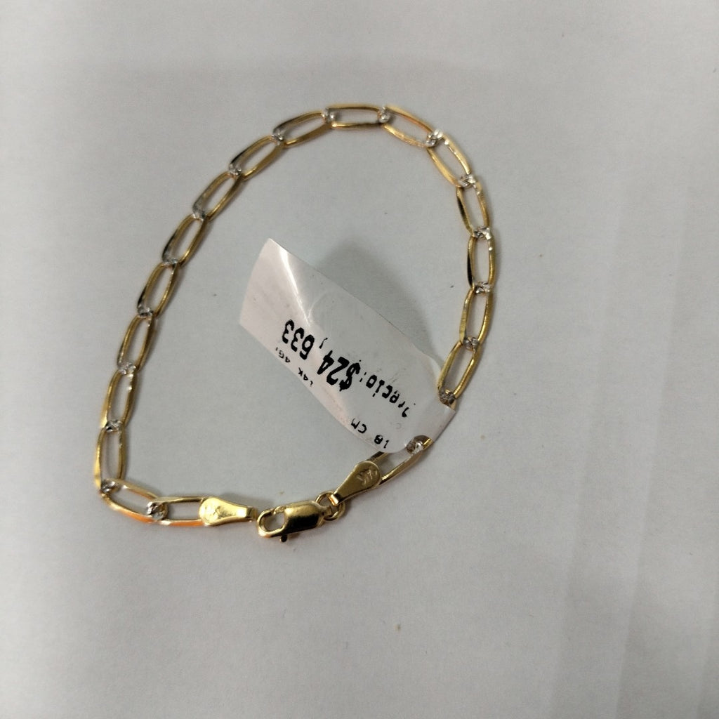 PULSERA TEJIDO ESLABONES 4G 18 CM (NUEVO)