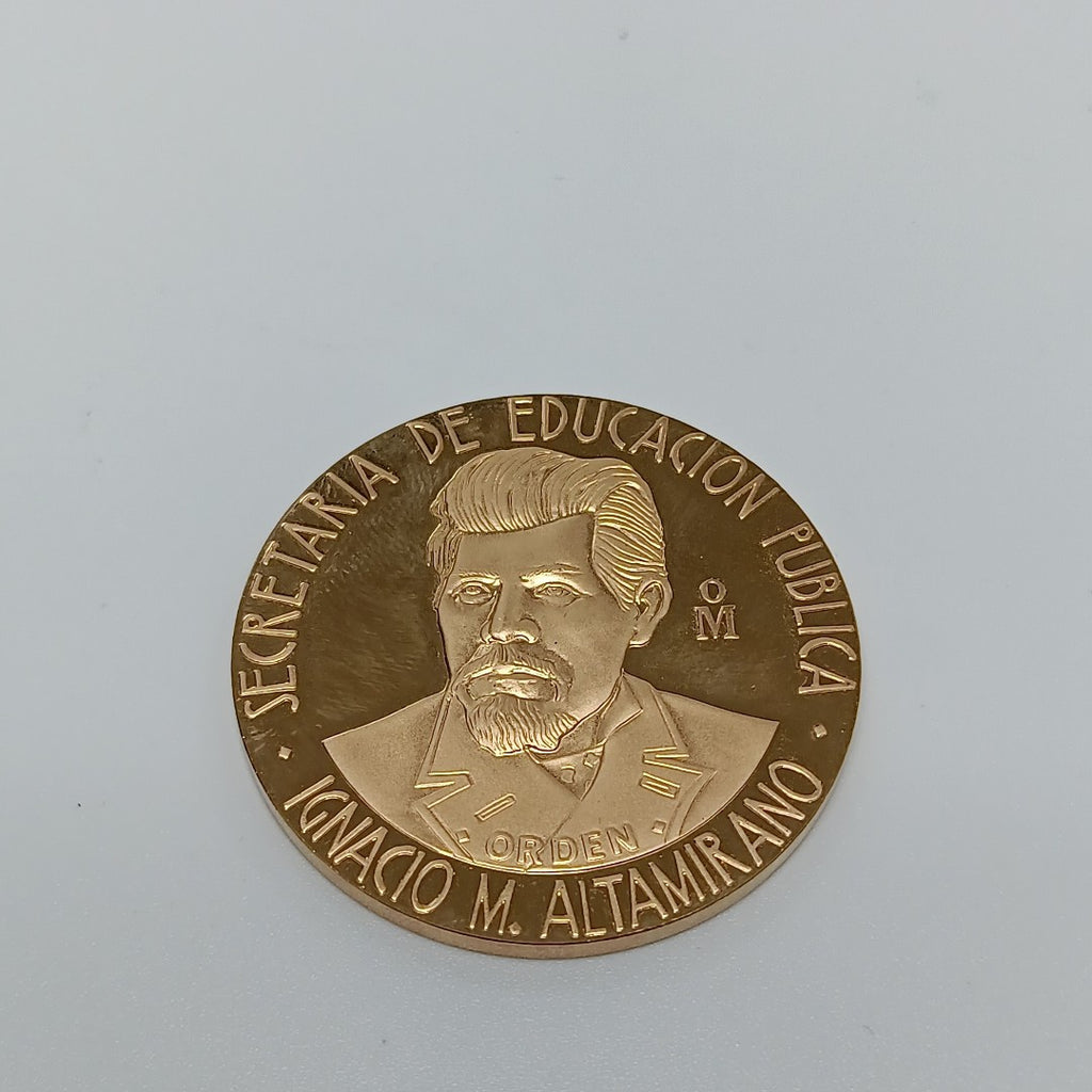 K1 42,00 GRMS 21 K ESPECIFICACIONES COMPLEMENTARIAS MEDALLA ALTAMIRANO DE 21 K (SEMINUEVO)