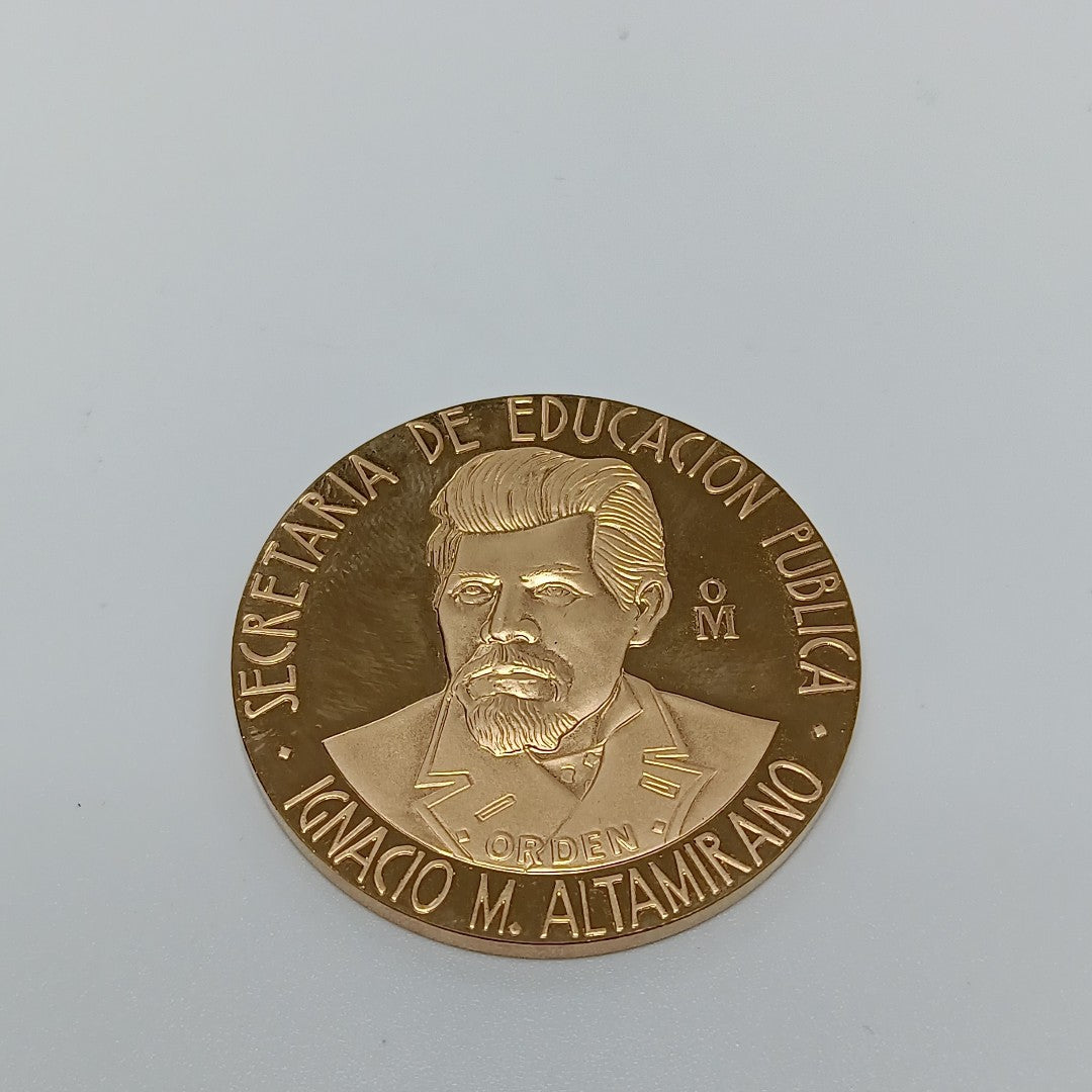 K1 42,00 GRMS 21 K ESPECIFICACIONES COMPLEMENTARIAS MEDALLA ALTAMIRANO DE 21 K (SEMINUEVO)