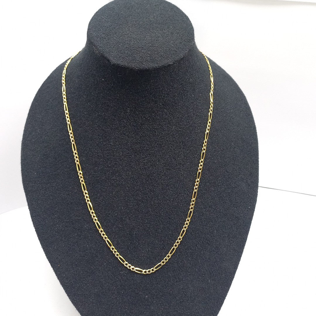 CADENA TEJIDO 3X1 8.4G 55 CM 14K (NUEVO)