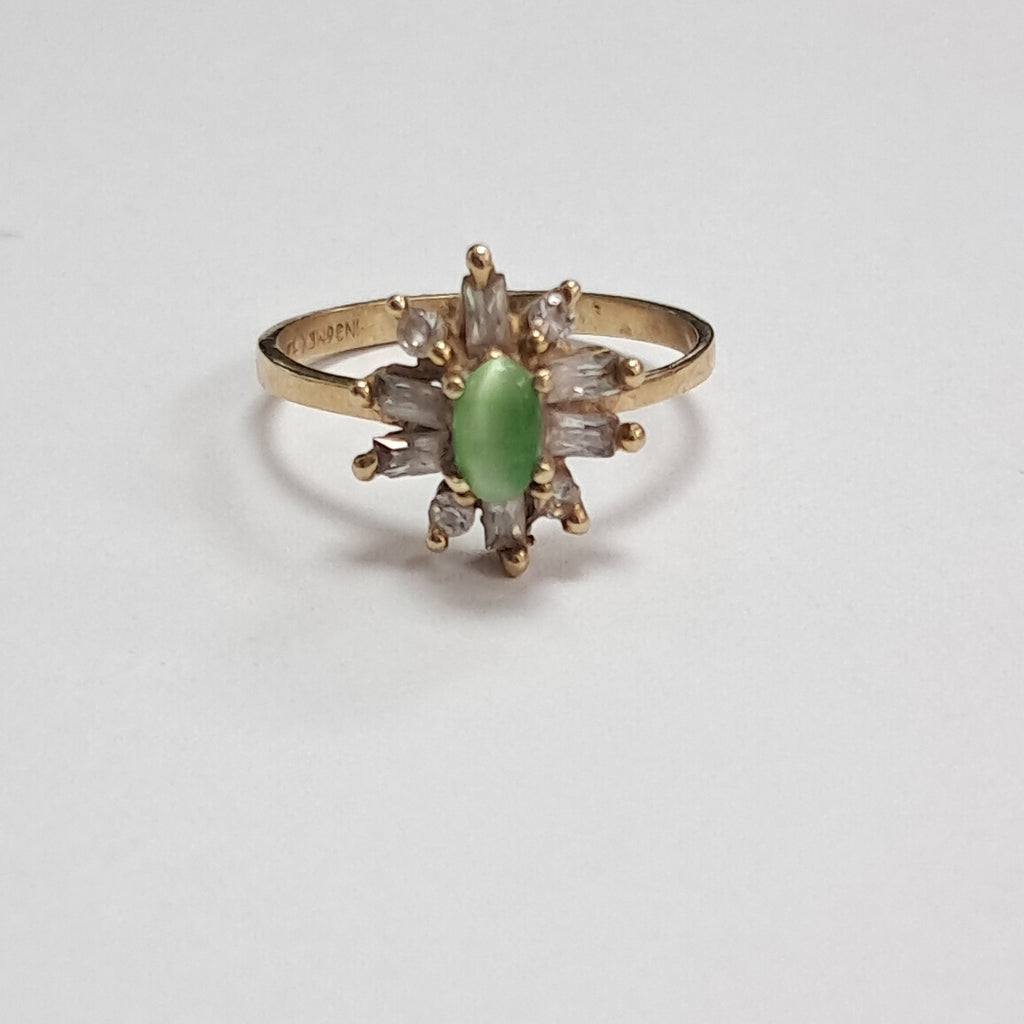 K1 2,20 GRMS 14 K ESPECIFICACIONES COMPLEMENTARIAS ANILLITO CON CIRCONIA Y PIEDR (SEMINUEVO)