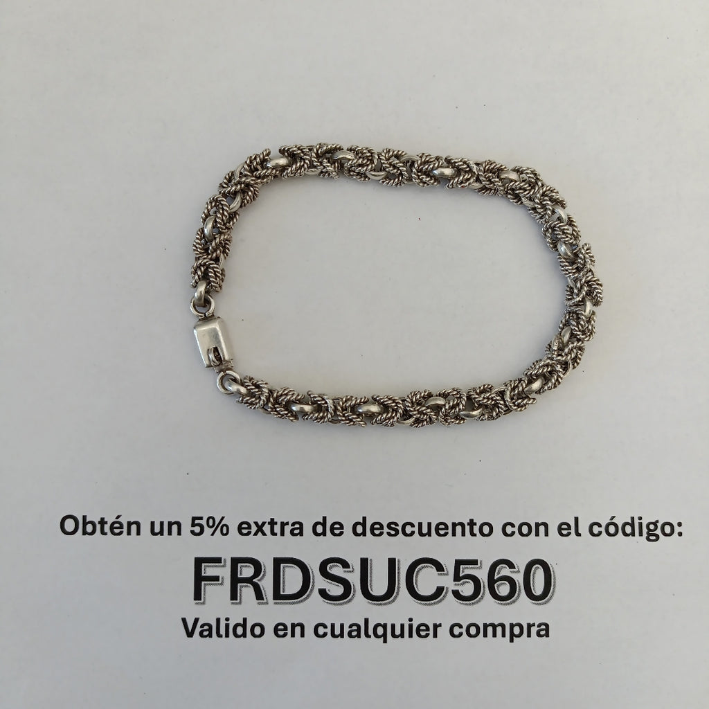 PULSERA PLATA 20.6 GRMS (SEMINUEVO)
