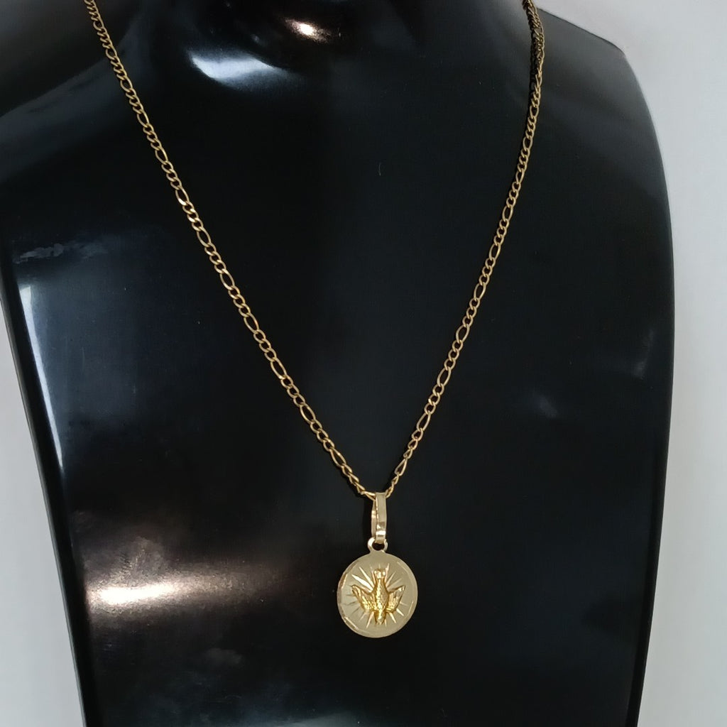 K1 2,50 GRMS 10 K ESPECIFICACIONES COMPLEMENTARIAS CADENA TEJIDO CARTIER MEDALLA (SEMINUEVO)