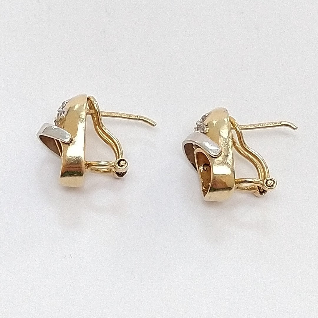 ARETES PAR ORO 14 K 6,10 GRMS (SEMINUEVO)