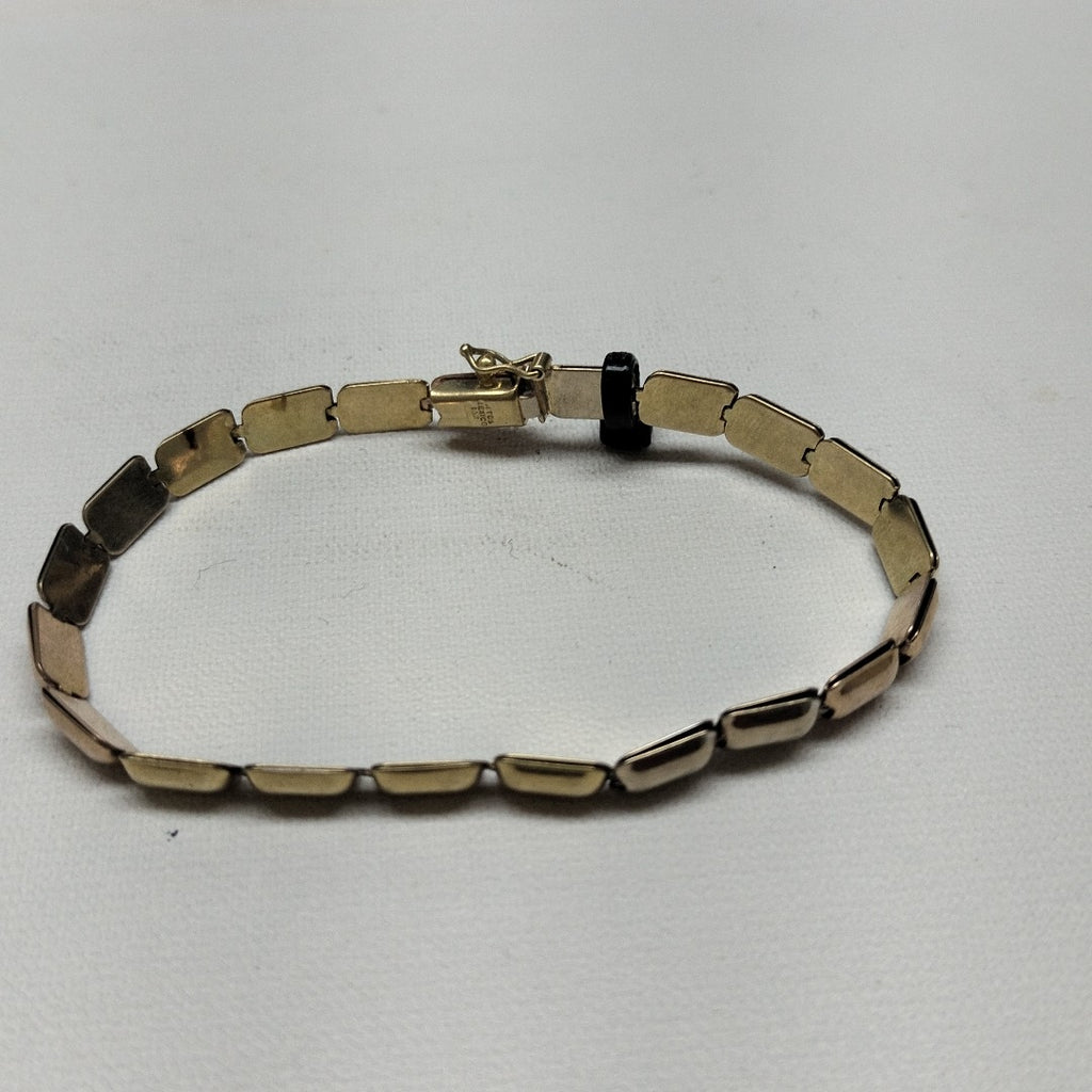 PULSERA ORO COMBINADO 14 K 7.2 GRMS (SEMINUEVO)