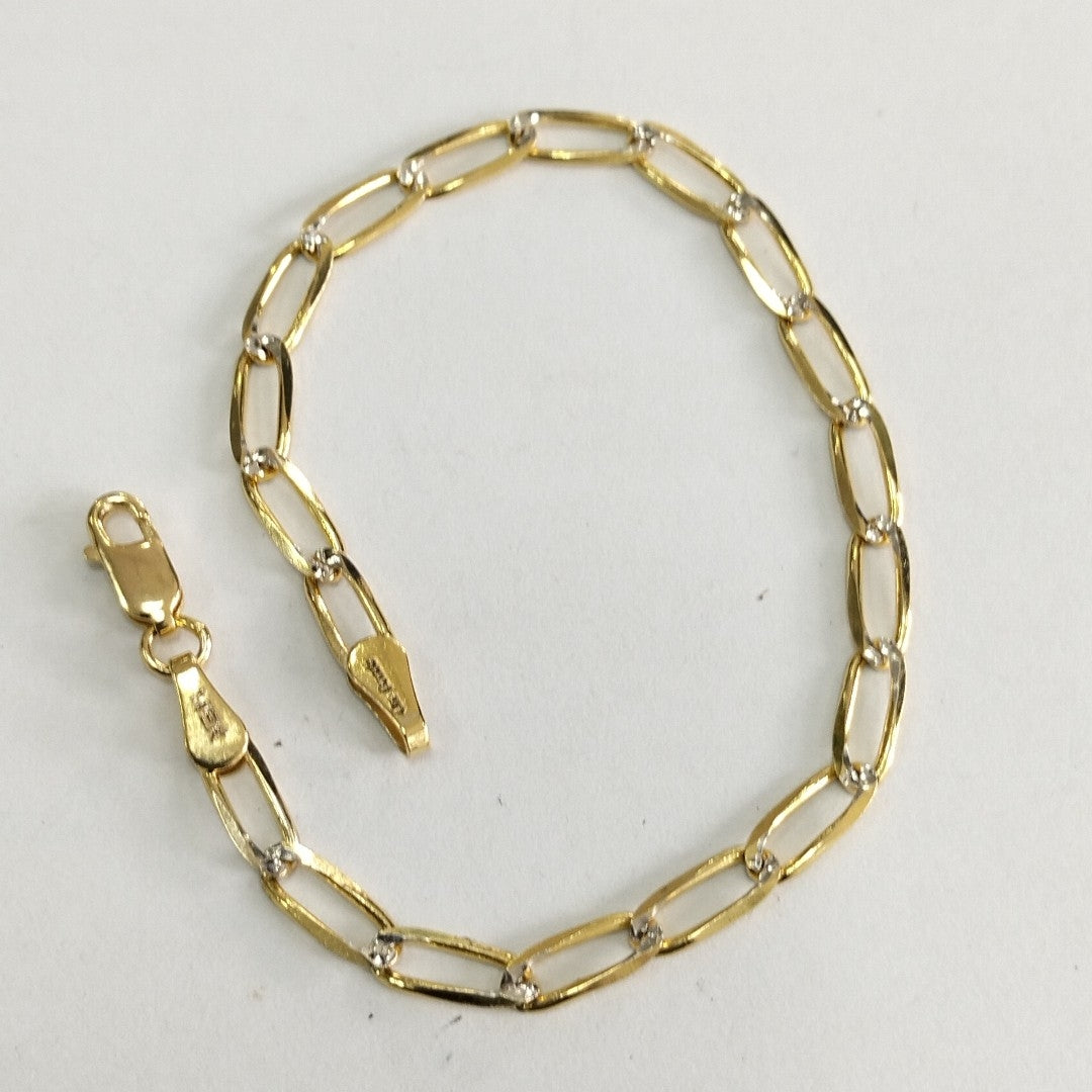 PULSERA TEJIDO ESLABONES 3.9G 18 CM (NUEVO)