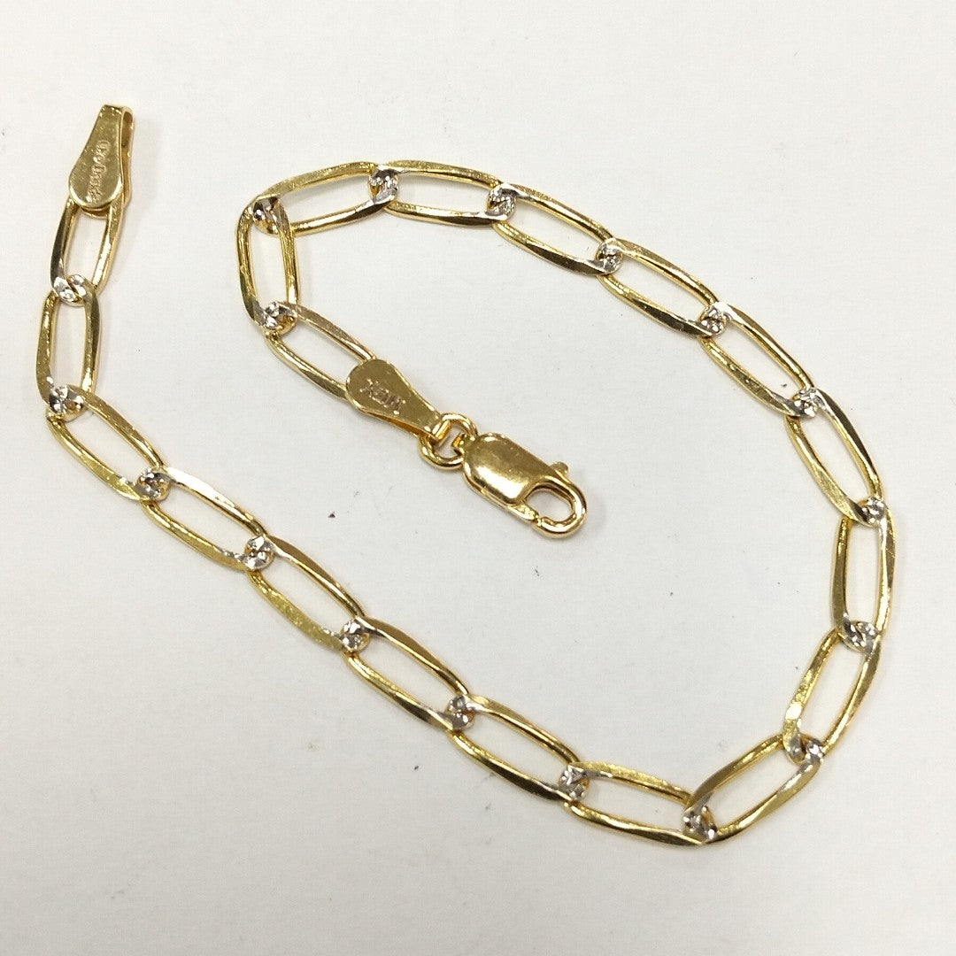 PULSERA TEJIDO ESLABONES 3.9G 18 CM (NUEVO)