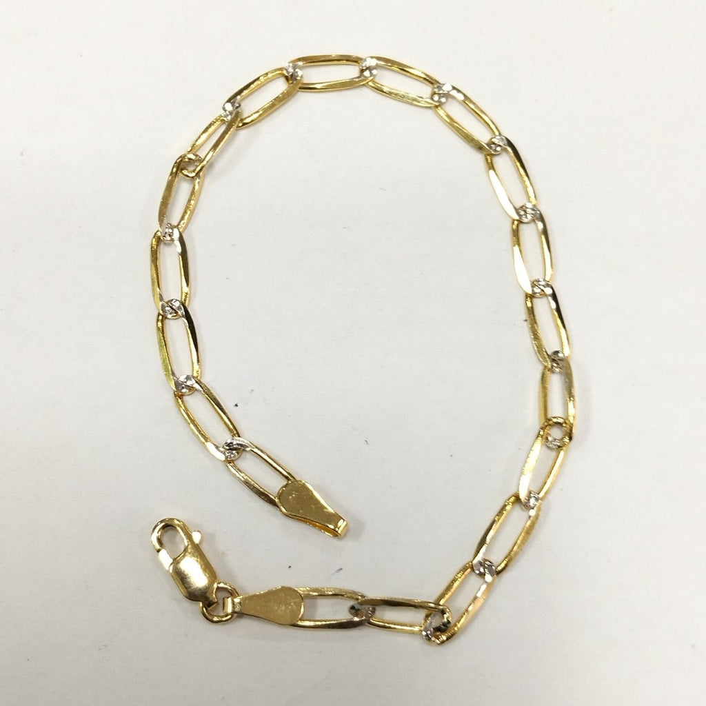 PULSERA TEJIDO ESLABONES 3.9G 18 CM (NUEVO)