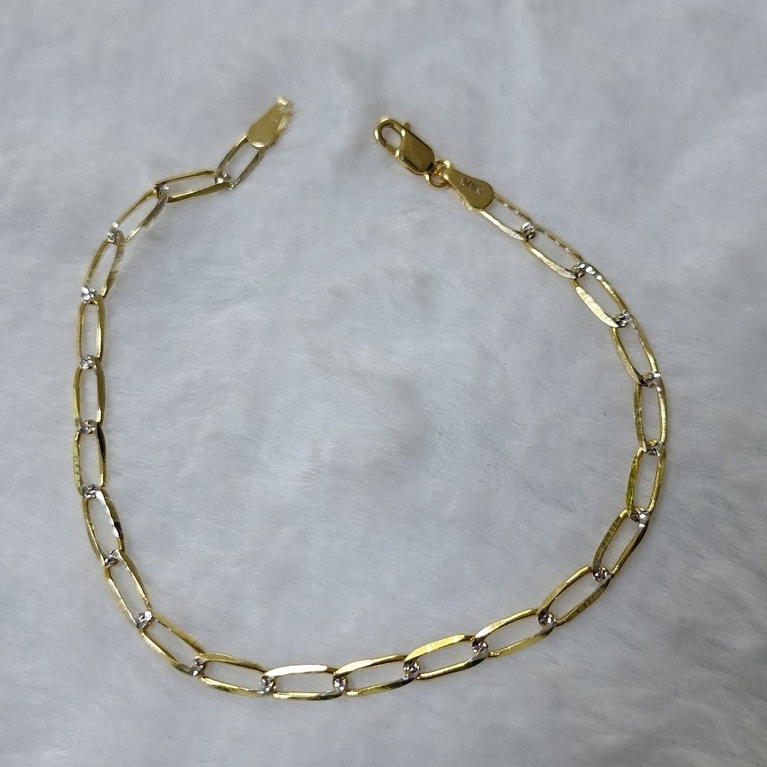 PULSERA TEJIDO ESLABONES 4.3G 21 CM (NUEVO)