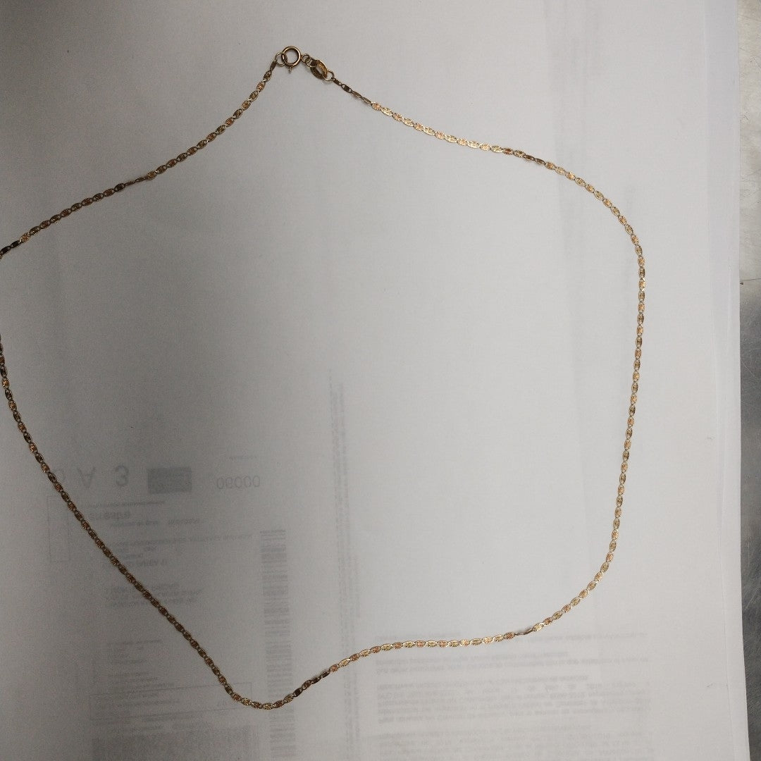 CADENA ORO COMBINADO 10 K 1.8 GRMS (SEMINUEVO)