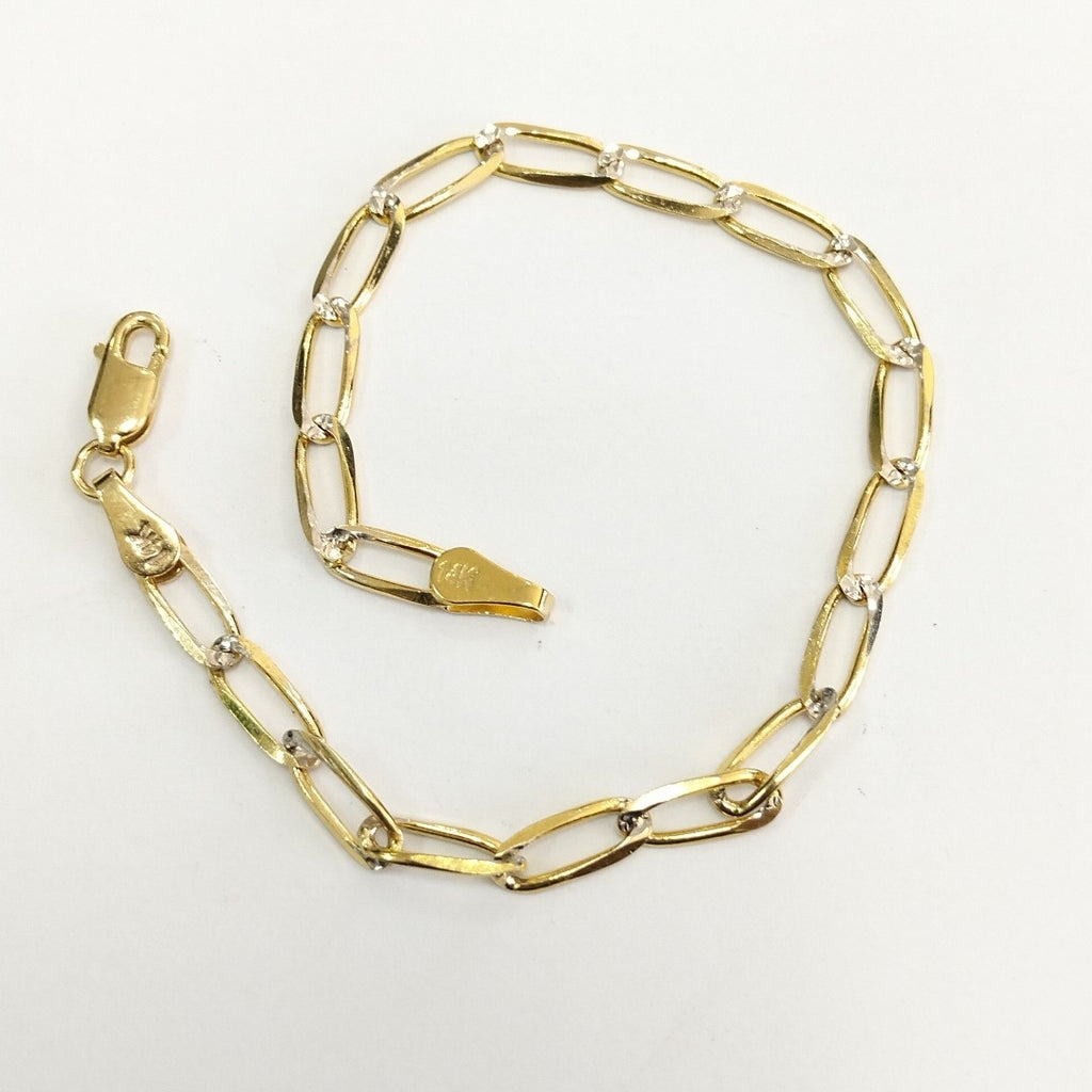 PULSERA TEJIDO ESLABONES 3.9G 18 CM (NUEVO)