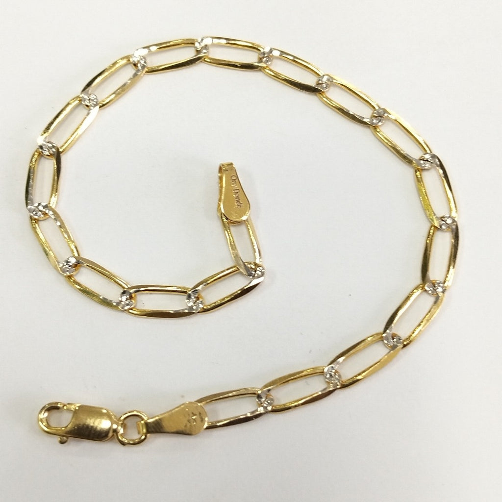 PULSERA TEJIDO ESLABONES 3.9G 18 CM (NUEVO)