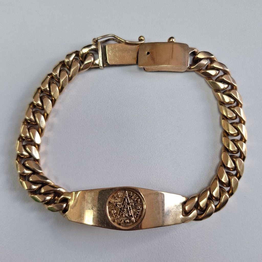 K1 64,70 GRMS 10 K ESPECIFICACIONES COMPLEMENTARIAS ESCLAVA TEJIDO ESLABONES (SEMINUEVO)