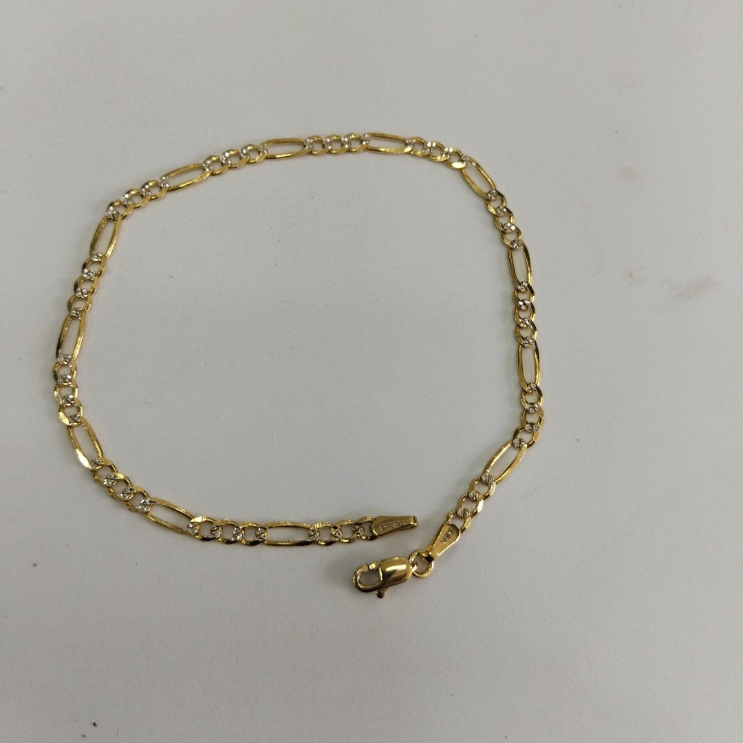 PULSERA TEJIDO 3X1 3.4G 18 CM 14K (NUEVO)