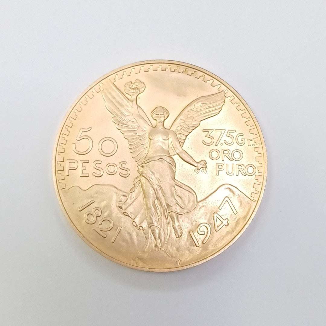 K1 41,60 GRMS 21 K IDENTIFICACIÓN MONEDA NOMINATIVA MONEDAS PESOS 50 PESOS (SEMINUEVO)