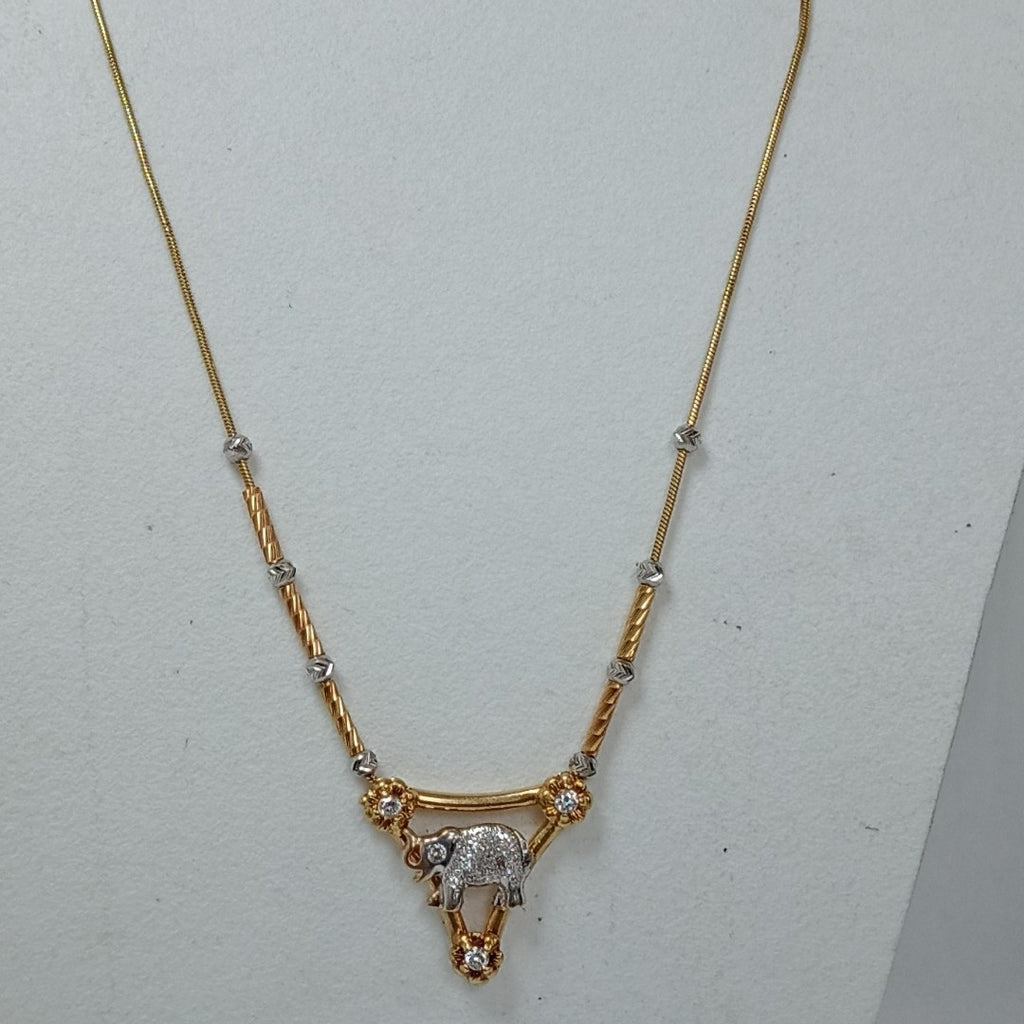 K1 8,00 GRMS 14 K ESPECIFICACIONES COMPLEMENTARIAS GARGANTILA MTVO ELEFANTE (SEMINUEVO)