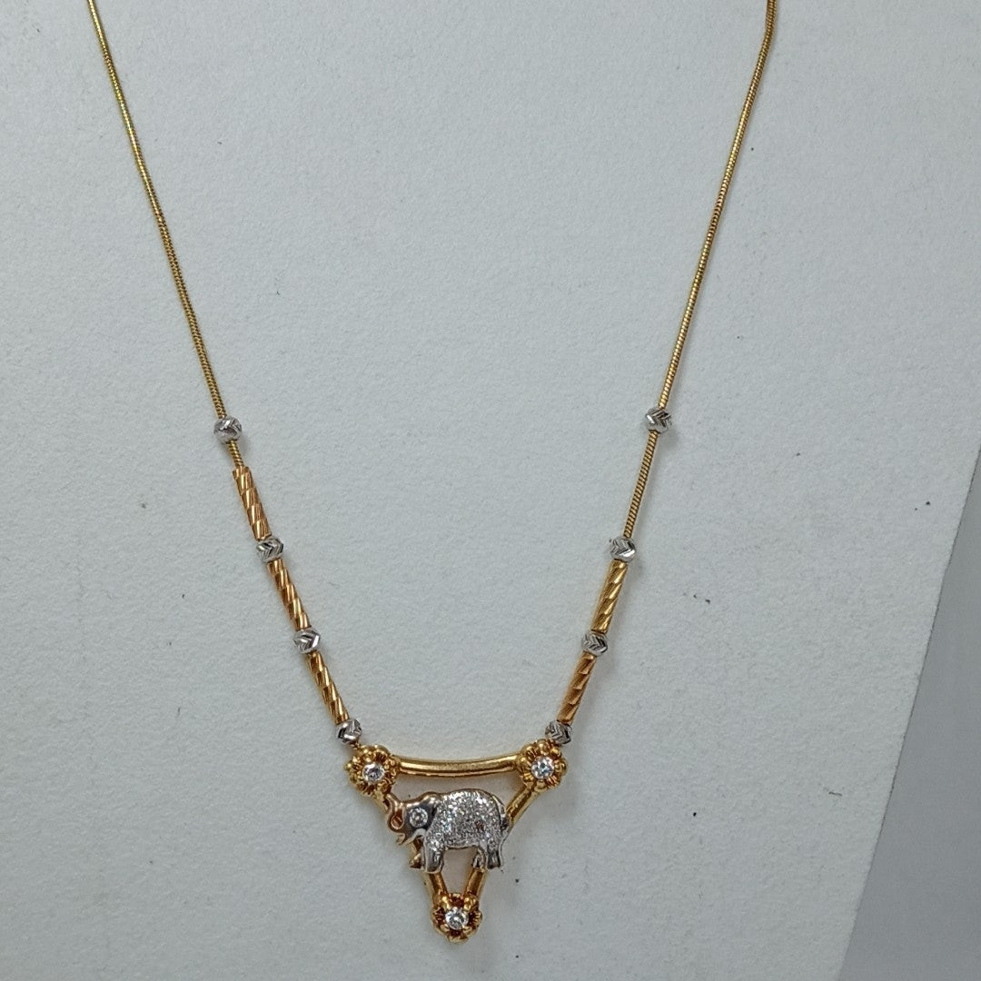 K1 8,00 GRMS 14 K ESPECIFICACIONES COMPLEMENTARIAS GARGANTILA MTVO ELEFANTE (SEMINUEVO)