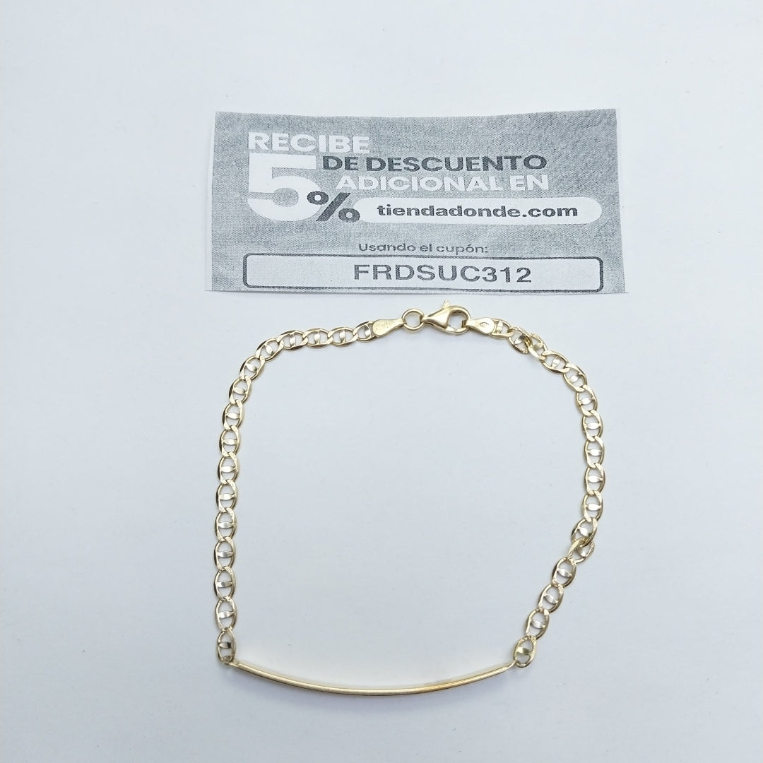 ESCLAVA ORO 14 K 4.5 GRMS (SEMINUEVO)