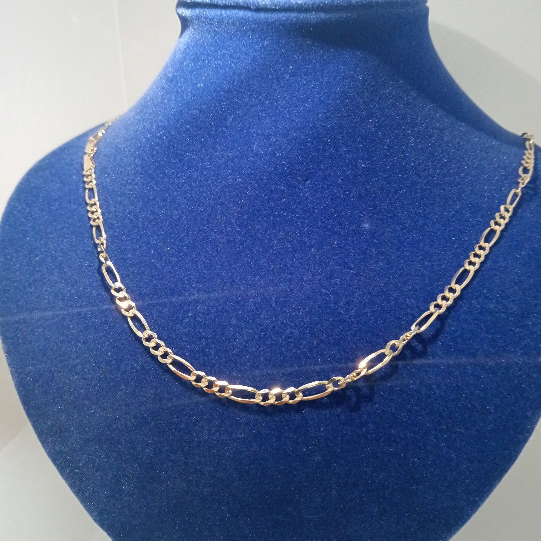 CADENA TEJIDO 3X1 12.8G 60 CM (NUEVO)