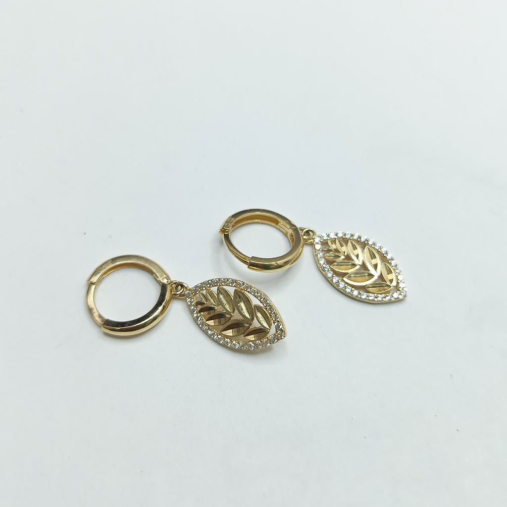 ARETES PAR ORO 14 K 3.2 GRMS (SEMINUEVO)