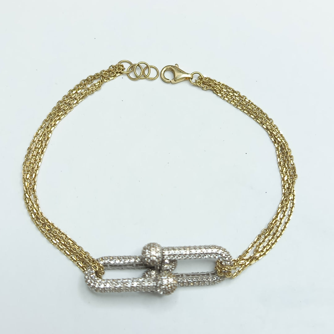 PULSERA ORO 14 K 8.9 GRMS (SEMINUEVO)