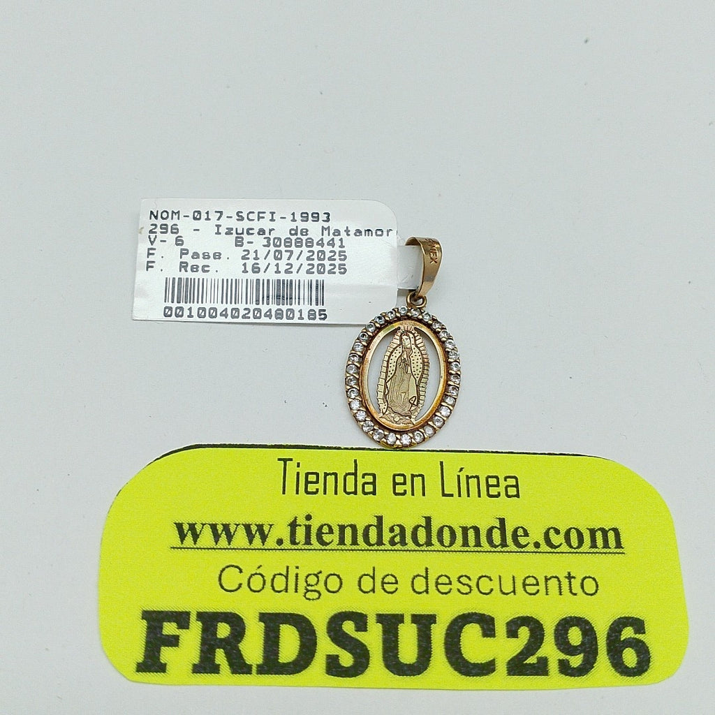 MEDALLA RELIGIOSA ORO 10 K 1.1 GRMS (SEMINUEVO)