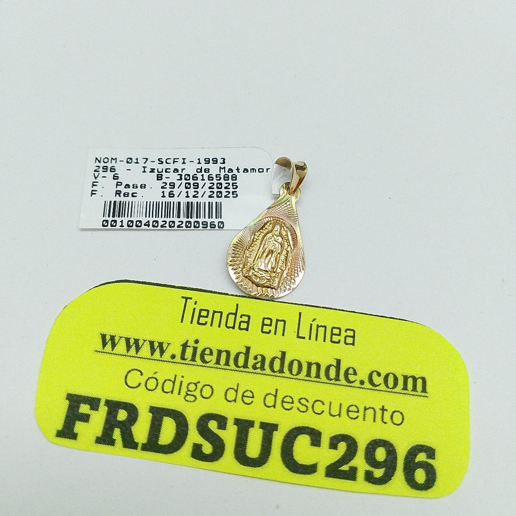 MEDALLA RELIGIOSA ORO 10 K 0.9 GRMS (SEMINUEVO)