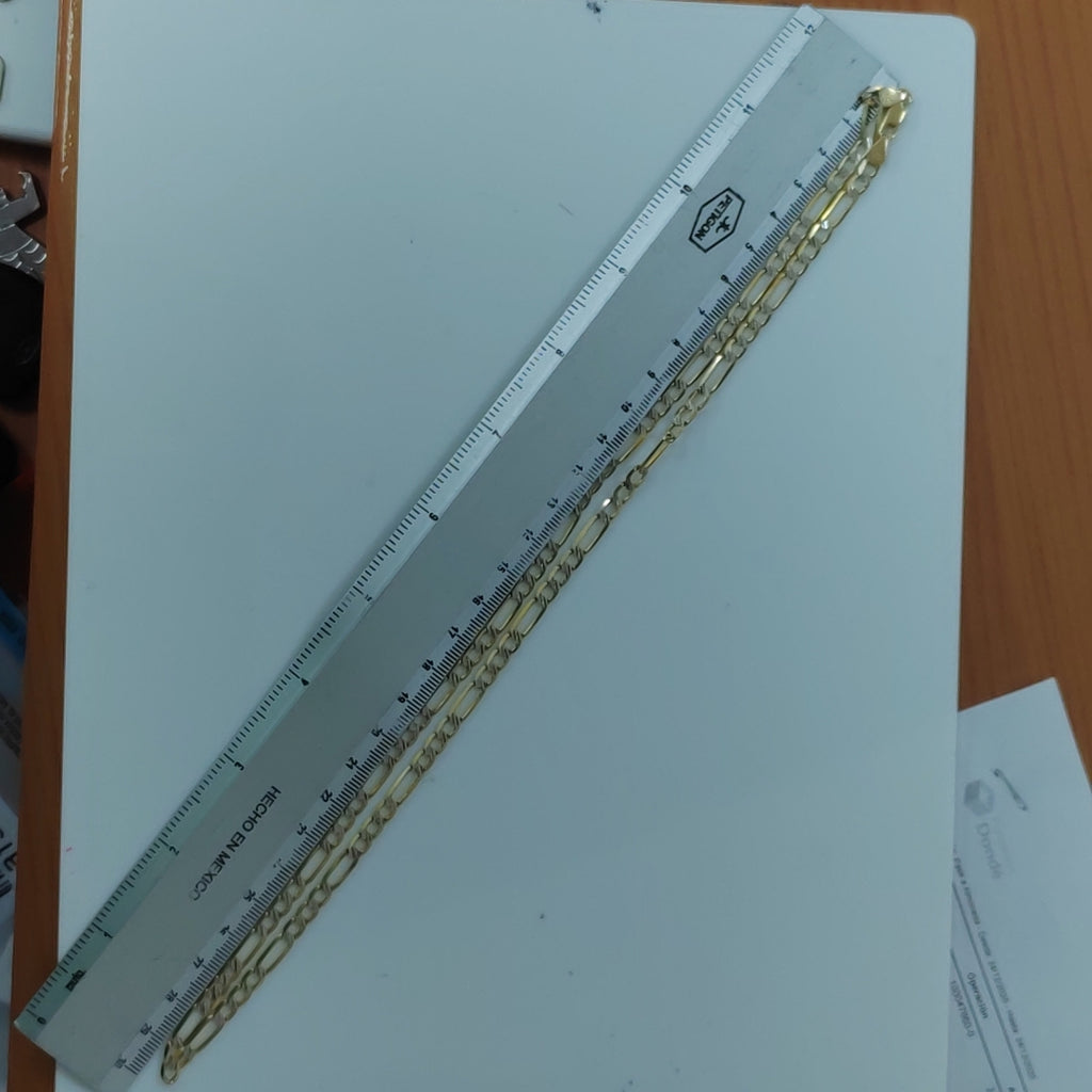 CADENA ORO, RODIADO 14 K 14.5 GRMS (SEMINUEVO)