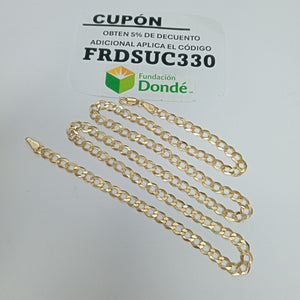 CADENA TEJIDO BARBADA 13.1G 55 CM (NUEVO)