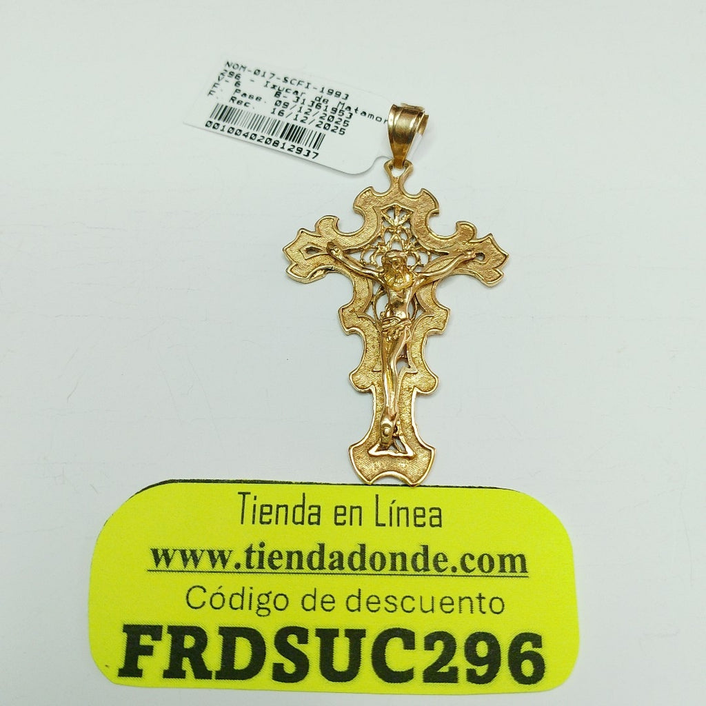 CRUCIFIJO ORO 14 K 7.8 GRMS (SEMINUEVO)