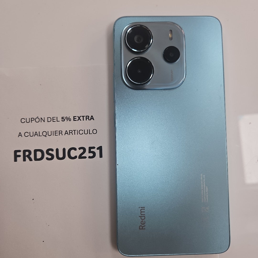 CELULAR XIAOMI REDMI NOTE 14 24117RN76L (2025) 256 GB 8 GB RAM (SEMINUEVO)