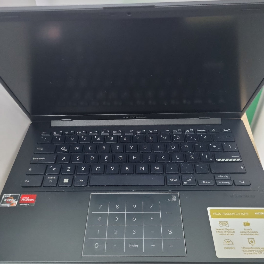 LAPTOP ASUS VIVOBOOK L1404FA-NK286W (2023) 512 GB SSD 8 GB RAM (SEMINUEVO)